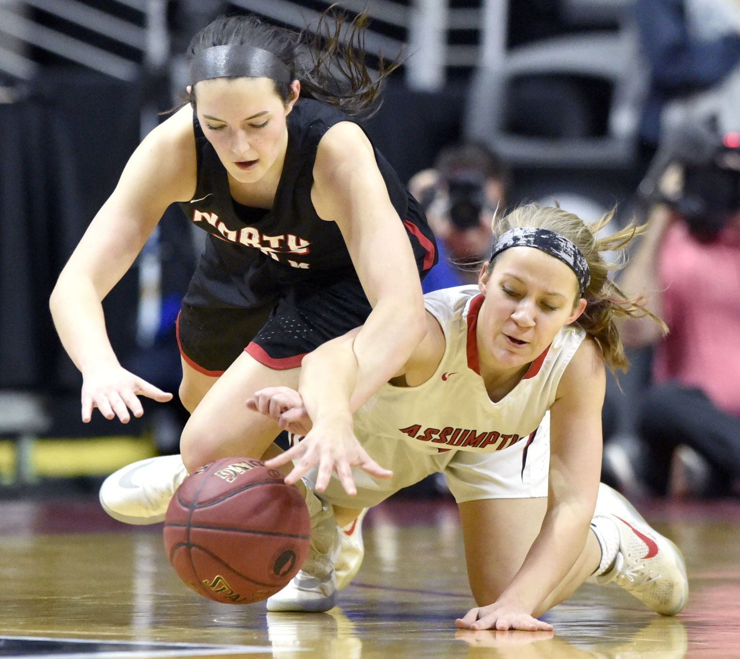 Davenport Assumption vs North Polk state basketball